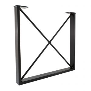 Rectangular / Square Metal X Frame Thin Table Legs