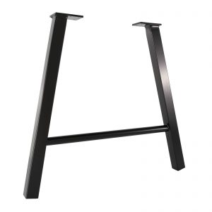 Angled Metal H Frame Thick Table Legs