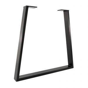 Angled Metal U Frame Thin Table Legs