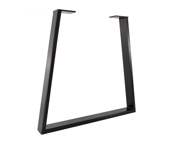 Angled Metal U Frame Thin Table Legs