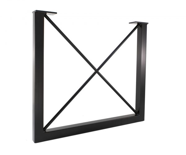 Rectangular / Square Metal X Frame Thick Table Legs