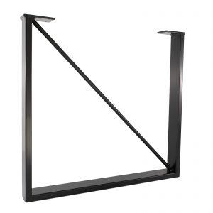 Rectangular / Square Metal Semi X Frame Thin Table Legs