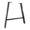 Angled Metal H Frame Thin Table Legs