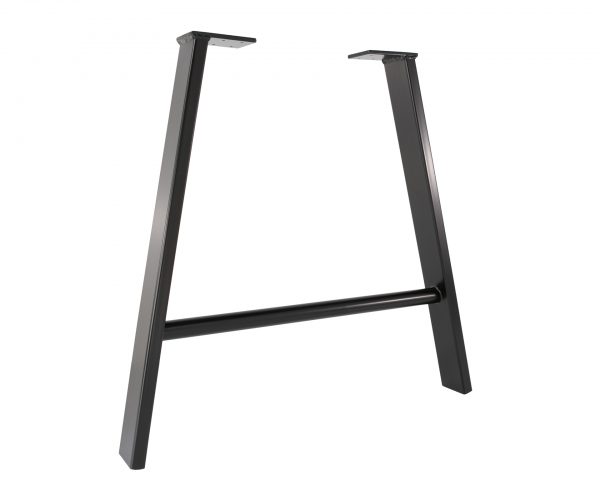 Angled Metal H Frame Thin Table Legs